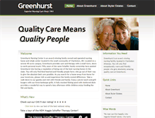 Tablet Screenshot of greenhurst.net